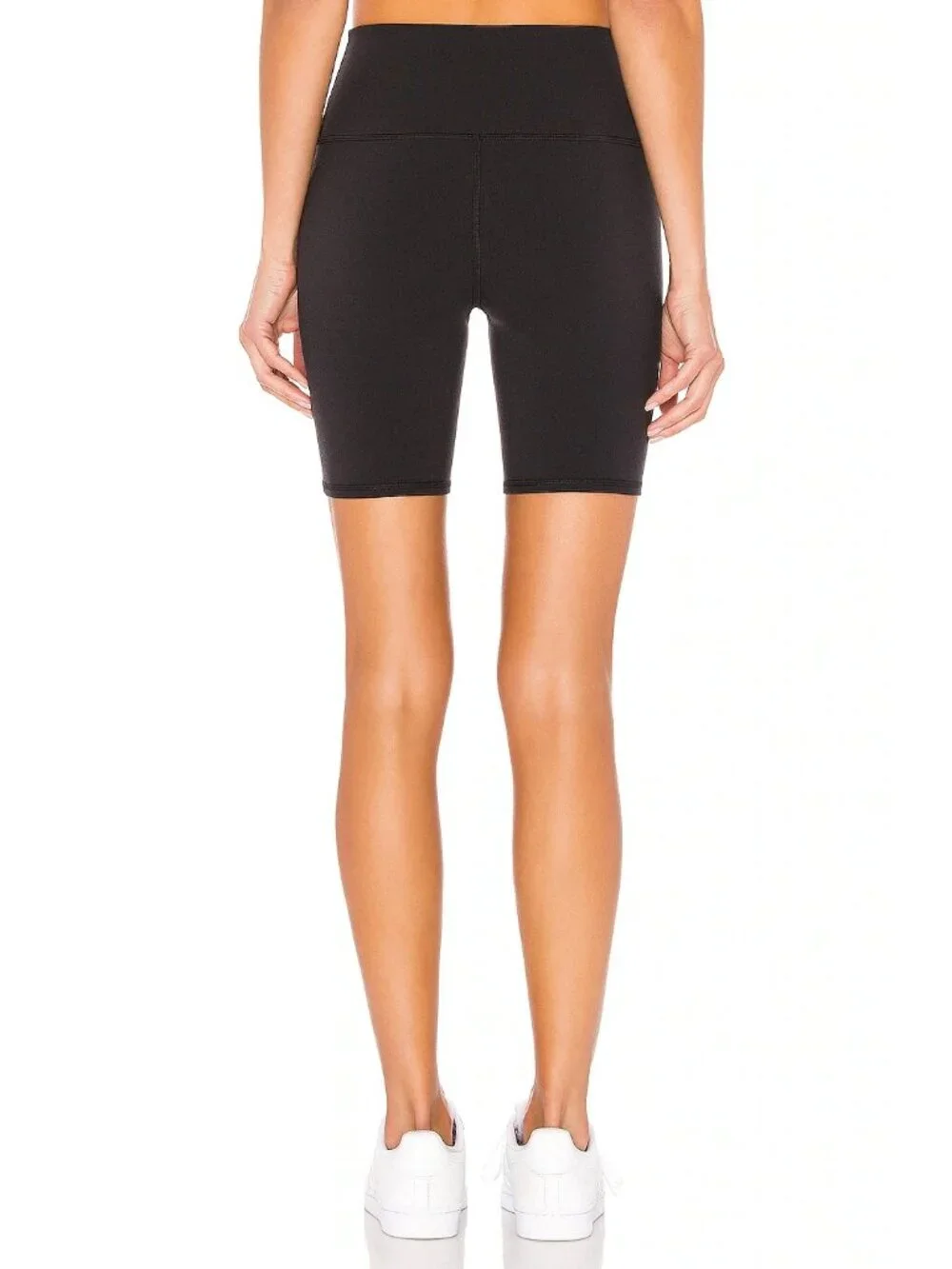 Alo Yoga High Waist Biker Shorts in Black Medium New Womens Leggings